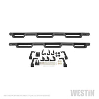 Westin 14-18 Chevrolet Silverado 1500 DC 6.5ft Bed HDX Drop W2W Nerf Step Bars - Tex. Blk - Mammoth Racing -
