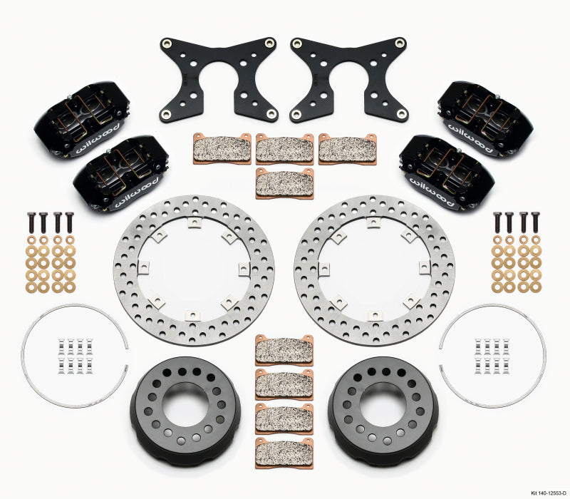 Wilwood Dynapro Lug Mount Dual Rear Dynamic Kit SA Drilled Big Ford 2.36in Offset - Mammoth Racing -