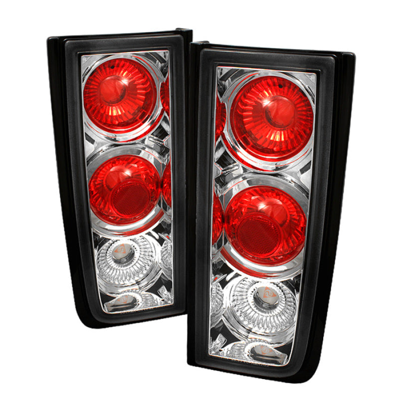 Spyder Hummer H2 01-05 (Non H2T)Euro Style Tail Lights Chrome ALT-YD-HH2-C - Mammoth Racing -