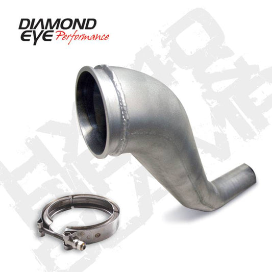 Diamond Eye KIT 4in DWNP HX40 TURBO-DIRECT FLANGE W/ V-Band CLAMP AL DODGE 94-02 - Mammoth Racing -