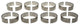 Clevite Chrysler 4.7L SOHC 1999-2003 Dakota/Durango Jeep Ram Con Rod Bearing Set - Mammoth Racing -