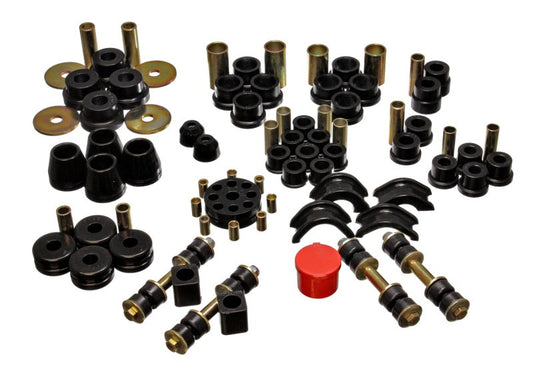 Energy Suspension 74-78 Nissan 260Z/280Z Black Hyper-Flex Master Bushing Set - My Store