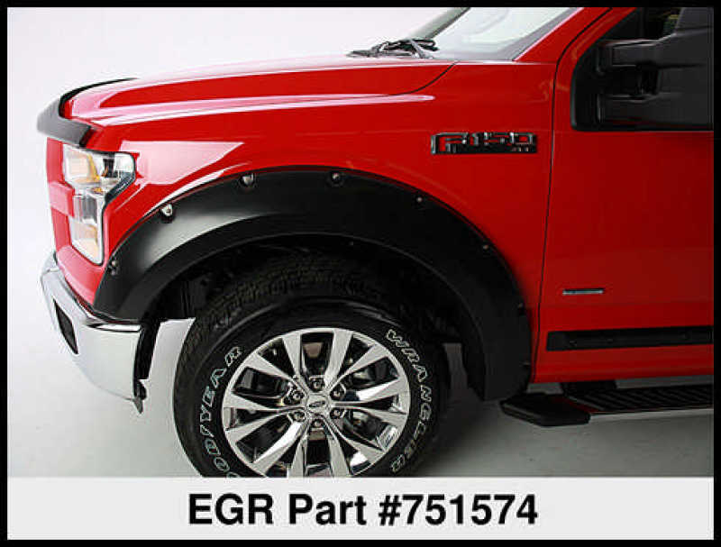 EGR 14+ Chev Silverado 6-8ft Bed Rugged Look Fender Flares - Set - Mammoth Racing -