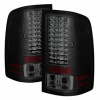 Spyder GMC Sierra 07-13 (Not 3500 Dually 4 Rear Wheels)LED Tail Lights Blk Smke ALT-YD-GS07-LED-BSM - Mammoth Racing -