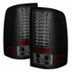 Spyder GMC Sierra 07-13 (Not 3500 Dually 4 Rear Wheels)LED Tail Lights Blk Smke ALT-YD-GS07-LED-BSM - Mammoth Racing -