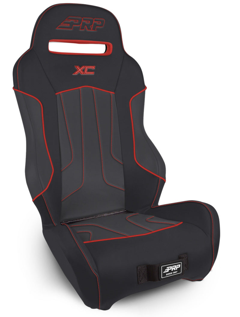 PRP XC 1In. Extra Wide Suspension Seat- Red Trim - Mammoth Racing -