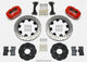 Wilwood Forged Dynalite Front Hat Kit 12.19in Drilled Red 90-99 Civic w/240 mm Disc - My Store
