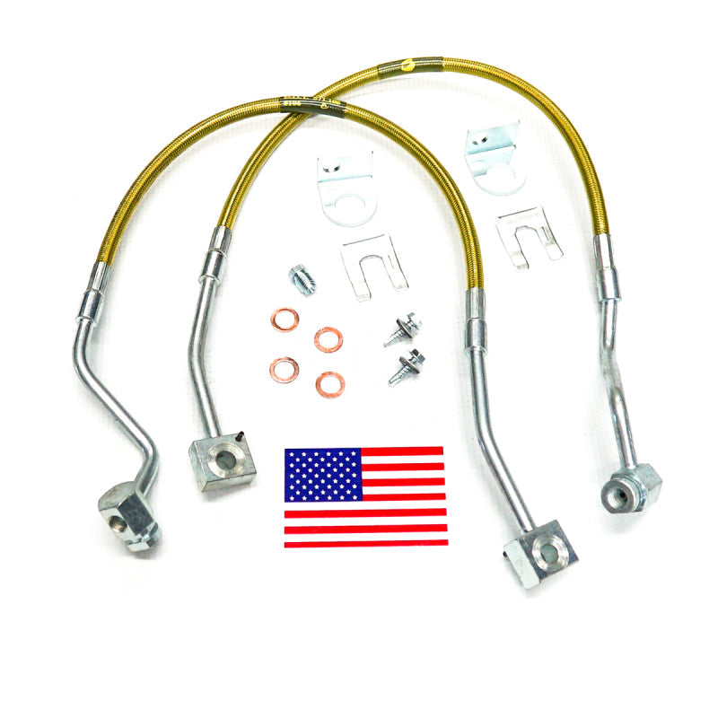 Superlift 91-94 Ford Ranger/Explorer w/ 4-6in Lift Kit (Pair) Bullet Proof Brake Hoses - Mammoth Racing -