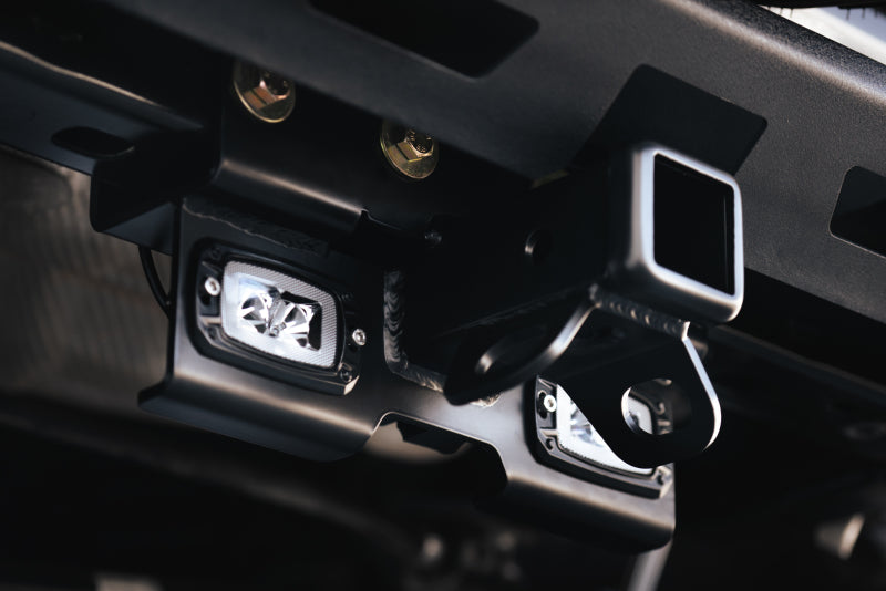 DV8 Offroad 07-21 Jeep Wrangler (JK/JL) Bolt-On Hitch w/ Lights - Mammoth Racing -