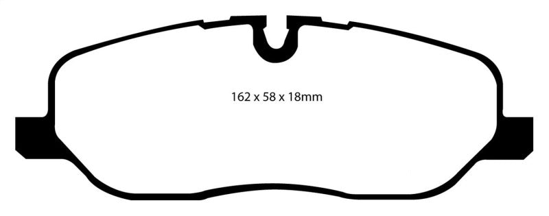 EBC 05-10 Land Rover LR3 4.4 Yellowstuff Front Brake Pads - My Store