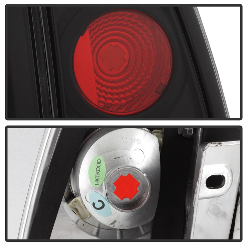 Spyder Lincoln Navigator 03-06 Euro Style Tail Lights Black ALT-YD-LN03-BK - Mammoth Racing -