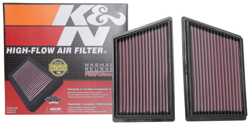 K&N 19 Porsche 911 3.0l H6 F/I Drop In Replacement Air Filter - Mammoth Racing -