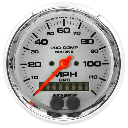 Autometer Marine Chrome Ultra-Lite 3-3/8in 120mph GPS Speedometer Gauge - My Store