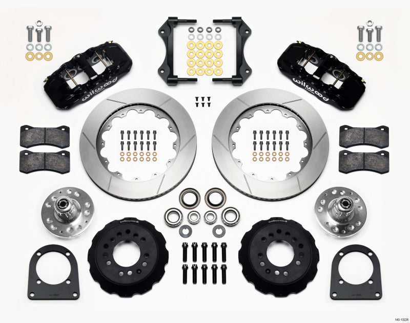 Wilwood Aero6 Front Hub Kit 14.00in Tci-ifs 71-78 (Pinto Based) - Mammoth Racing -