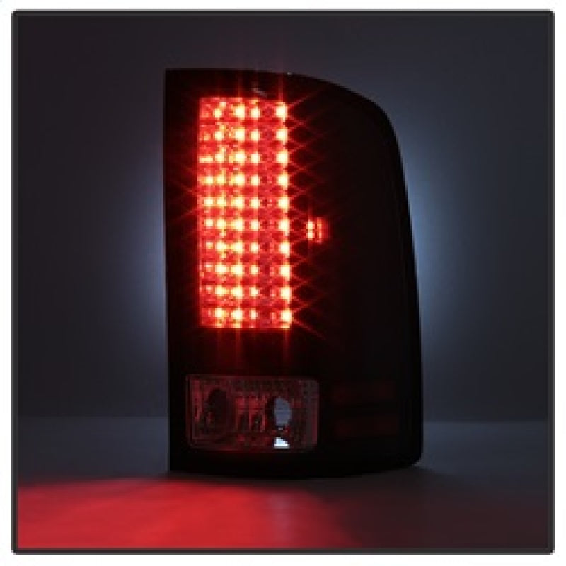 Spyder GMC Sierra 07-13 (Not fit 3500 Dually 4 Rear Wheels)LED Tail Lights Black ALT-YD-GS07-LED-BK - Mammoth Racing -