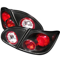 Spyder Toyota Corolla 03-08 Euro Style Tail Lights Black ALT-YD-TC03-BK - Mammoth Racing -