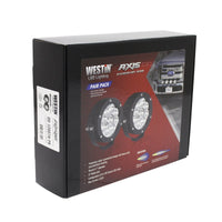 Westin Axis LED Auxiliary Light 4.75 inch Round Spot w/3W Osram (Set of 2) - Black - Mammoth Racing -