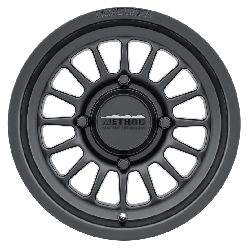 Method Mr411 15x7 4+3/+13mm Offset 4x156 132mm CB Matte Black Wheel - Mammoth Racing -