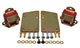 Energy Suspension Ls Conversion Mtr Mount Set  - Red - Mammoth Racing -