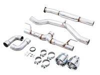 AWE Subaru BRZ/ Toyota GR86/ Toyota 86 Track Edition Cat-Back Exhaust- Chrome Silver Tips - Mammoth Racing -