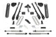 Fabtech 17-21 Ford F250/350 4WD Diesel 4in 4Link Sys w/Coils & 2.25 Dl Resi Frt & Dl Rr Shks - Mammoth Racing -