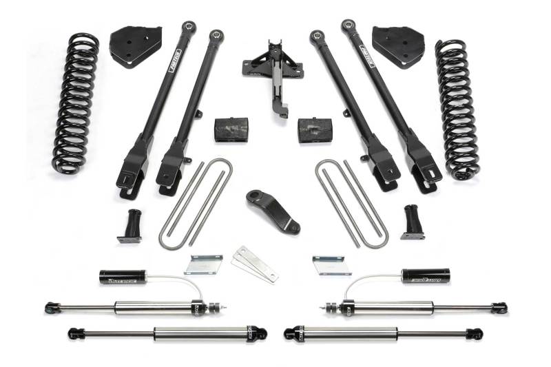 Fabtech 17-21 Ford F250/350 4WD Gas 4in 4Link Sys w/Coils & 2.25 Dl Resi Frt & Dl Rr Shks - Mammoth Racing -