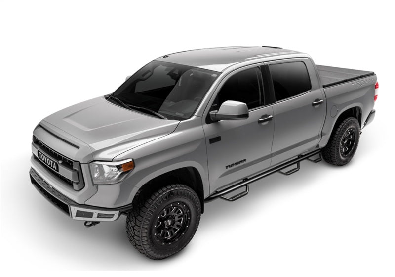 N-Fab Nerf Step 01-06 Chevy-GMC 2500/3500 Crew Cab 6.5ft Bed - Tex. Black - Bed Access - 3in - Mammoth Racing -