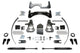 Fabtech 14-18 GM C/k1500 P/U w/oE Forg Stl UCA 6in Basic Sys w/Stealth - Mammoth Racing -