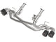 aFe MACH Force-Xp 3in to 2-1/2in 304SS Cat-Back (No Muff.) 2020 Chevy Corvette (C8) 6.2L - Black Tip - Mammoth Racing -