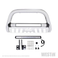 Westin 2007-2018 Toyota Tundra Ultimate LED Bull Bar - Chrome - Mammoth Racing -