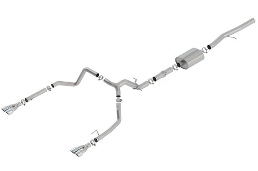Borla 19 Chevrolet Silverado/GMC Sierra 1500 6.2L SS ATAK Catback Exhaust - Square Chrome Tips - My Store