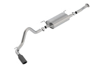 Borla 16-18 Toyota Tacoma 3.5L AT 4DR CC Short Bed S-Type SS Catback Exhaust - Black Chrome Tip - My Store