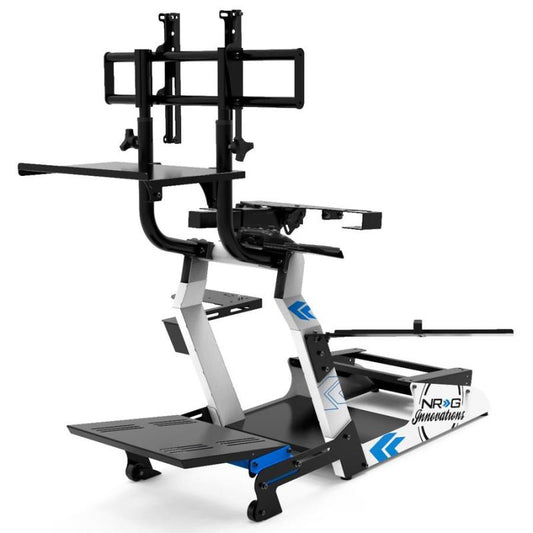 NRG Racing Simulator Stand for Logitech, Thrustmaster, and Fanatec - My Store