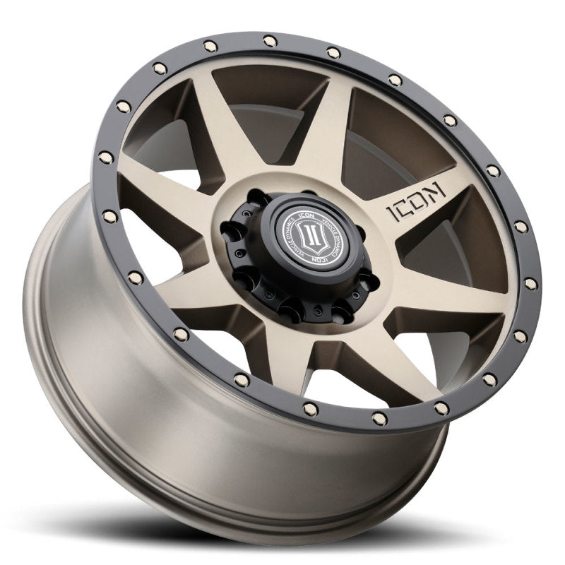 Icon Rebound 20x9 8x6.5in 12mm Offset 5.5in BS Bronze Wheel - Mammoth Racing -