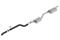 Borla 2020 Jeep Gladiator JT 3.6L V6 AWD 2.75in Touring Climber Black Turndown Tip & Over-Axle - Mammoth Racing -