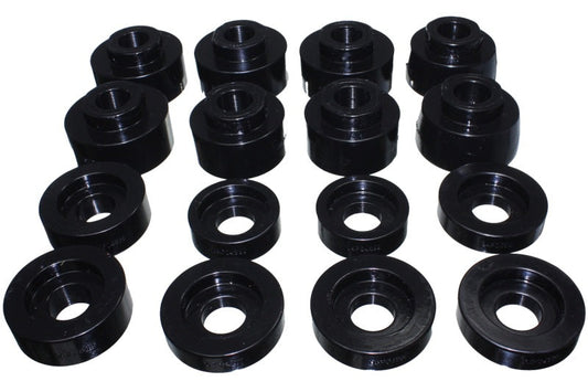 Energy Suspension 08-16 Ford F-250/F-350/F-450/F-550 Super Duty Crew Cab Black Body Mount Set - My Store
