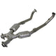 BBK 86-93 Mustang 5.0 High Flow X Pipe With Catalytic Converters - 2-1/2 - Mammoth Racing -