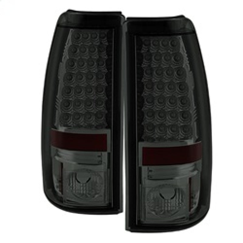 Spyder Chevy Silverado 1500 03-06 (Does Not Fit Stepside)LED Tail Lights Smke ALT-YD-CS03-LED-SM - Mammoth Racing -