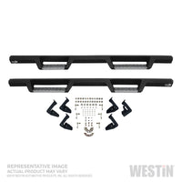 Westin/HDX Stainless 15-18 Ford F-150 SC/17-18 F-250/F-350 CC Drop Nerf Step Bars - Textured Black - Mammoth Racing -