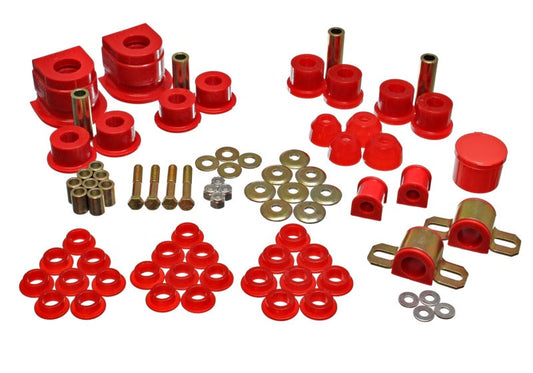 Energy Suspension 86-91 Mazda RX7 Red Hyper-Flex Master Bushing Set - My Store