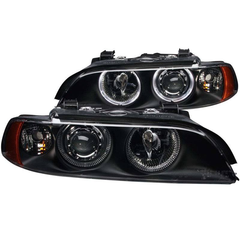 ANZO 1997-2001 BMW 5 Series Projector Headlights w/ Halo Black - My Store