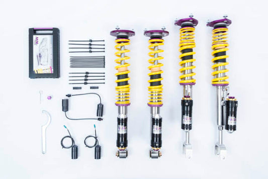 KW Coilover Kit V4 2013+ BMW M5/F10 (5L) Sedan with Electronic Suspension - Mammoth Racing -