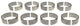 Clevite Ford Prod V8 370-429-460 1968-95 Con Rod Bearing Set - Mammoth Racing -