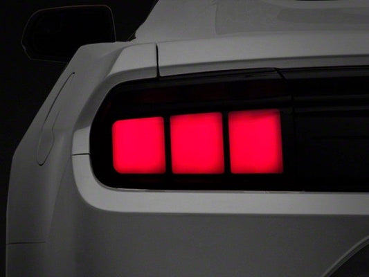 Raxiom 15-22 Ford Mustang Profile LED Tail Lights - Gloss Black Housing (Smoked Lens) - Mammoth Racing -