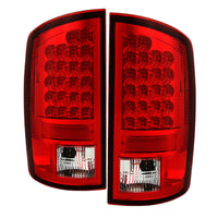 Spyder Dodge Ram 07-08 1500/Ram 07-09 2500/3500 LED Tail Lights Red Clear ALT-YD-DRAM06-LED-RC - Mammoth Racing -