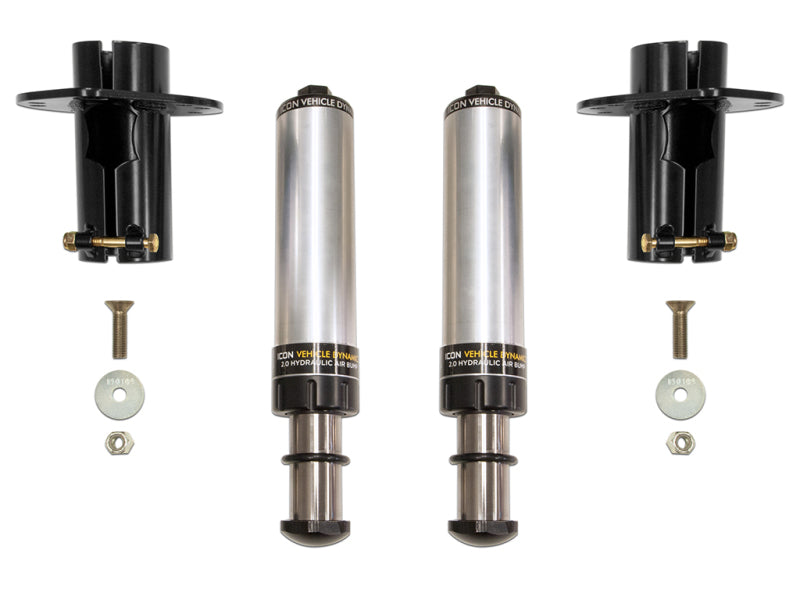 Icon 2020+ Jeep Gladiator JT / 2007+ Jeep Wrangler Jk/jl Front Hyd Bump Stop Kit - Mammoth Racing -