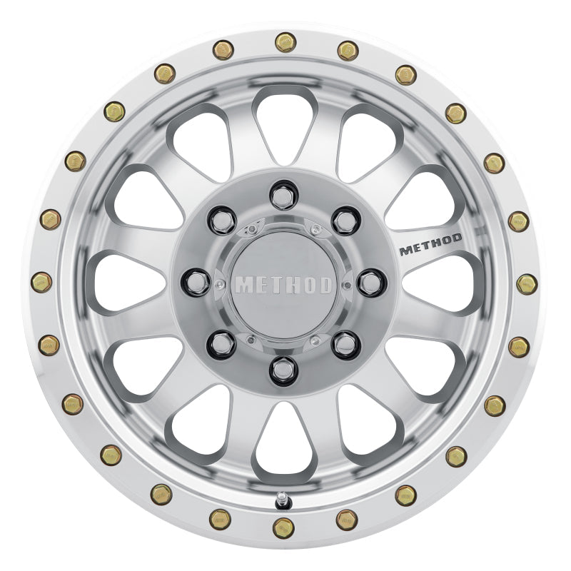 Method Mr304 Double Standard 17x8.5 0mm Offset 8x170 130.81mm CB Machined/Clear Coat Wheel - Mammoth Racing -