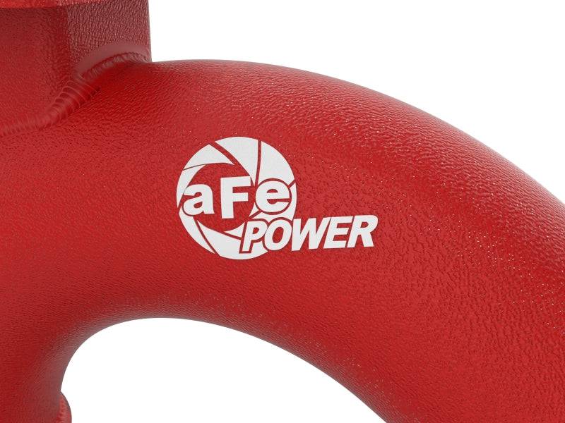 AFE 2018-2020 Kia Stinger 19-22 G70 BladeRunner 3in Aluminum Hot Charge Pipe Red - My Store