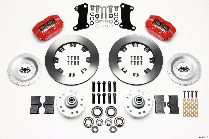 Wilwood Dynapro Dust-Boot Front Kit 12.19in Red 67-69 Camaro 64-72 Nova Chevelle - Mammoth Racing -