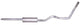 Gibson 1992 Ford F-150 Custom 4.9l 3in Cat-Back Single Exhaust - Aluminized - Mammoth Racing -